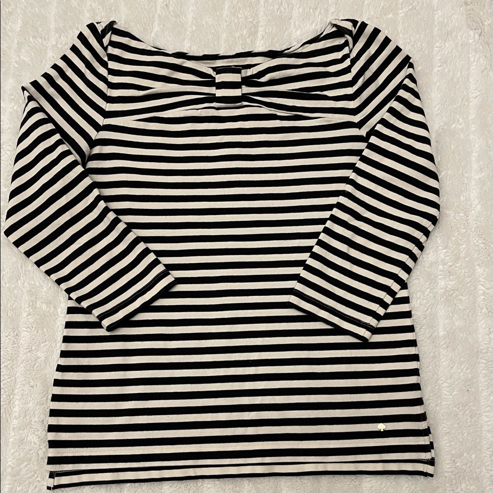 KATE SPADE WOMENS STRIPED TOP size LARGE
